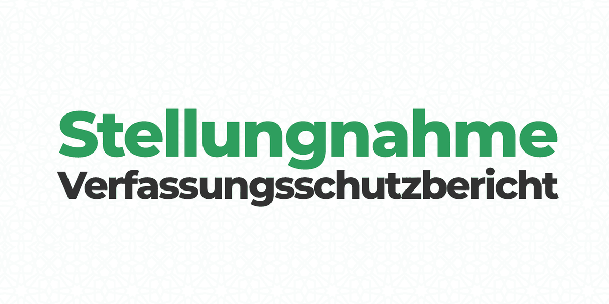 Stellungnahme Verfassungsschutzbericht